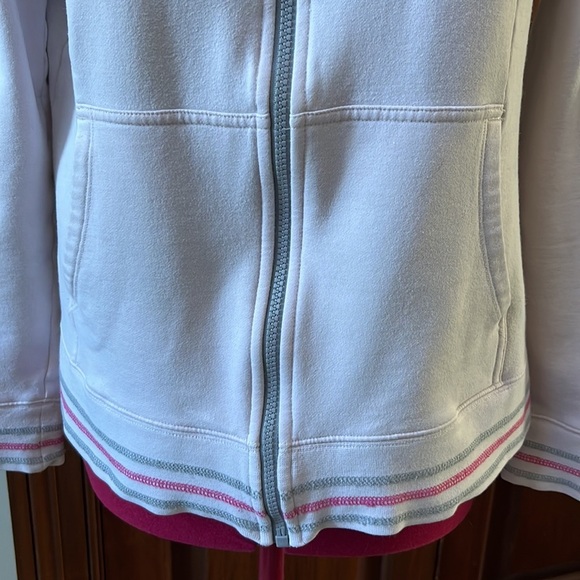 North Face GUC Full zip Hoodie Light lavender/ light gray Size L - Picture 5 of 15